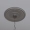 Ekena Millwork Berkshire PVC Medallion (Canopies up to 8 3/8"), 19"OD x 3 1/2"ID x 1"P, Metallic Silver Metallic CMP19BECSV - alternate 7